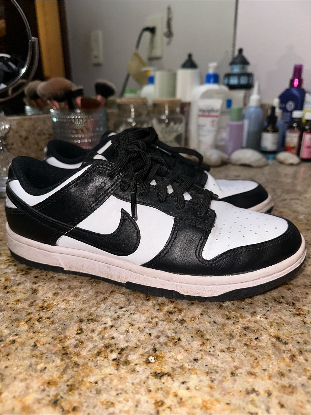 Nike Black and White Low-Top Sneakers